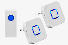 Фото Wireless doorbell kit Doorbell Button + 2 Doorbell Receiver